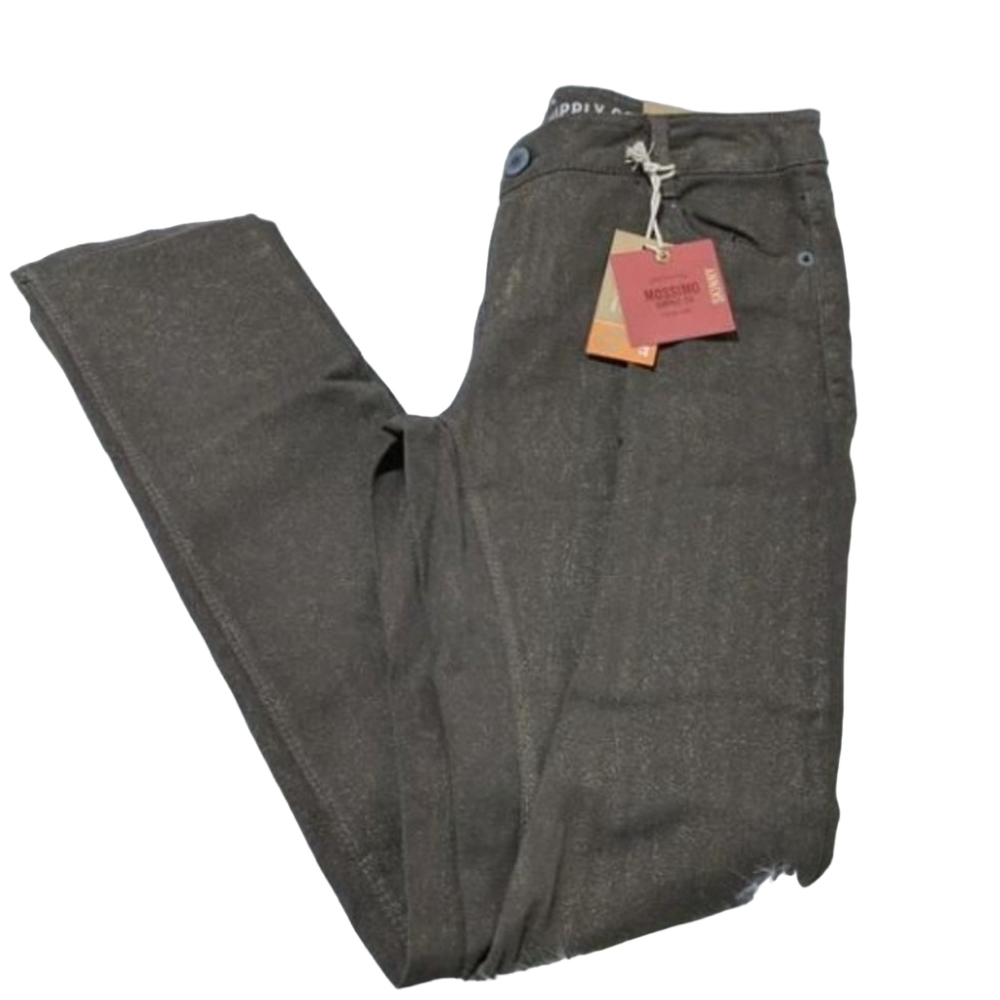 NWT Brown Gold Shimmery Mossimo Supply Co Skinny Jeans